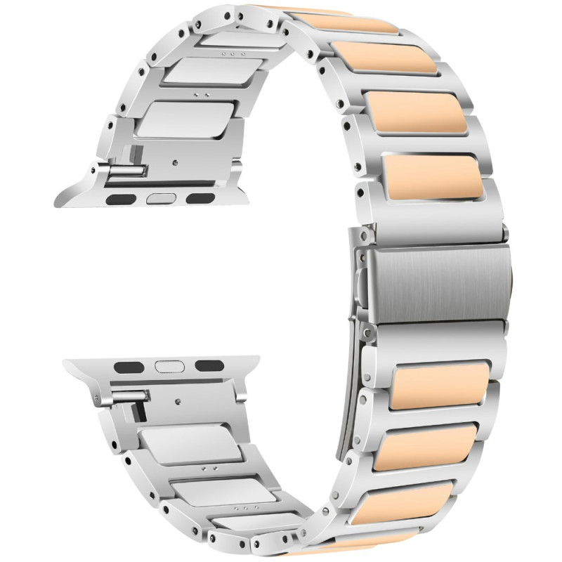 Pulseira para Apple Watch Series 46mm a 42mm / SE / Ultra 49mm Metálica KALEBOL