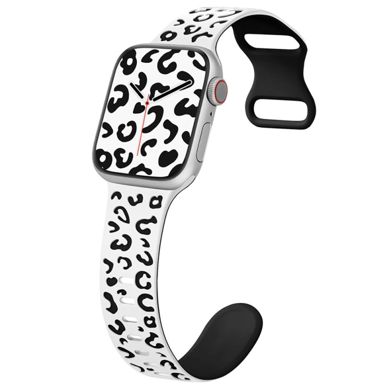 Pulseira para Apple Watch Series 46mm a 42mm / SE / Ultra 49mm Leopardo