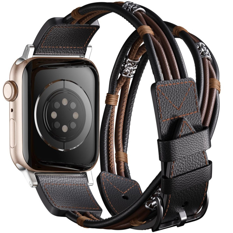 Pulseira para Apple Watch Series 46mm a 42mm / SE / Ultra 49mm Círculo duplo