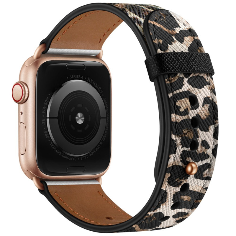 Pulseira para Apple Watch Series 46mm a 42mm / SE / Ultra 49mm Couro selvagem