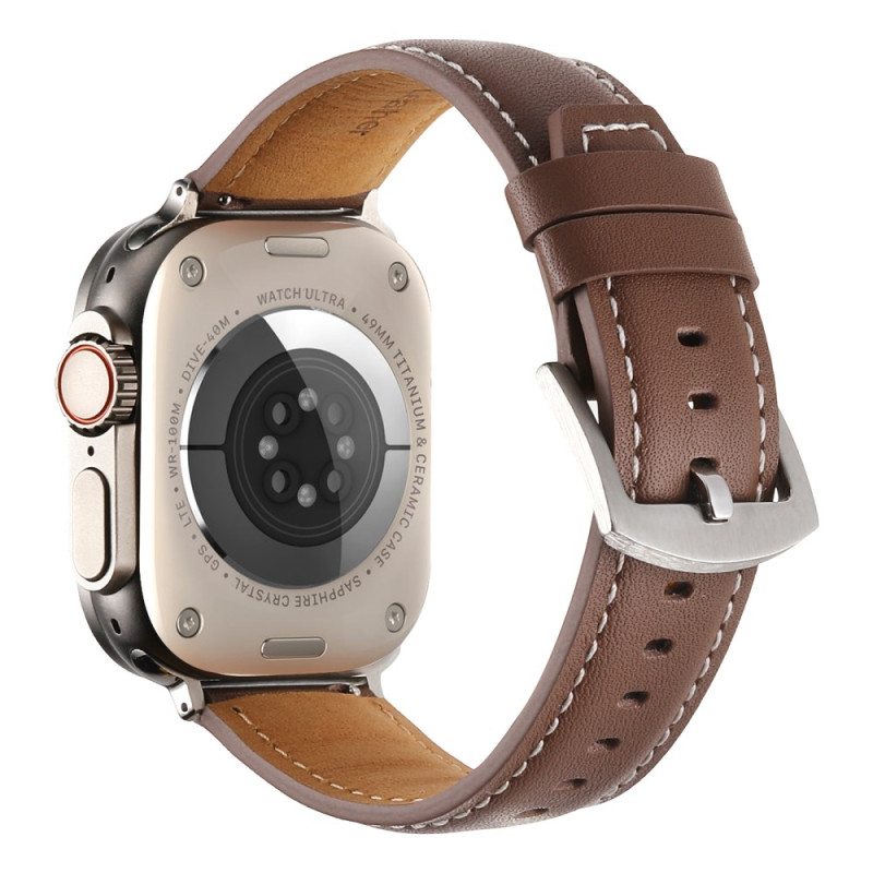 Pulseira para Apple Watch Series 42mm a 38mm / SE Series Couro plano texturizado