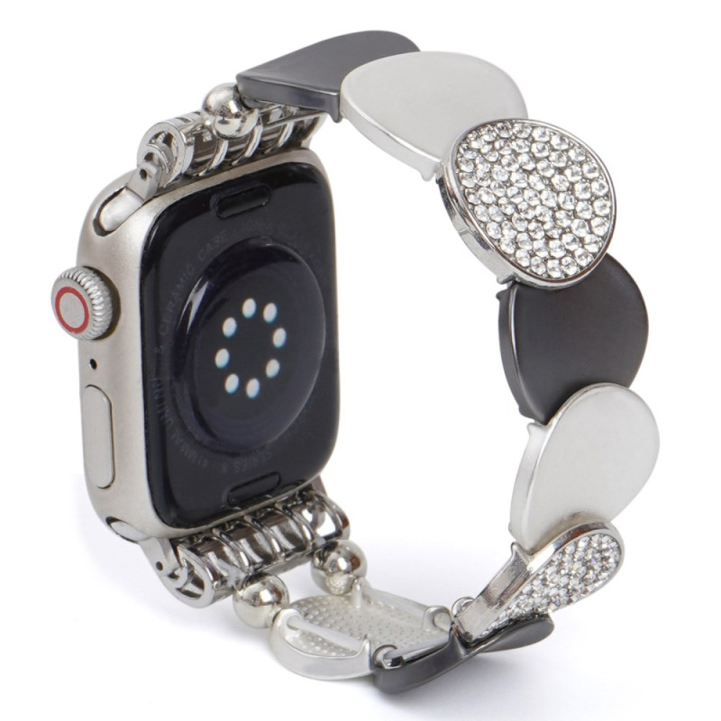 Pulseira para Apple Watch Series 42mm a 38mm / SE Series Mate
 e Strass