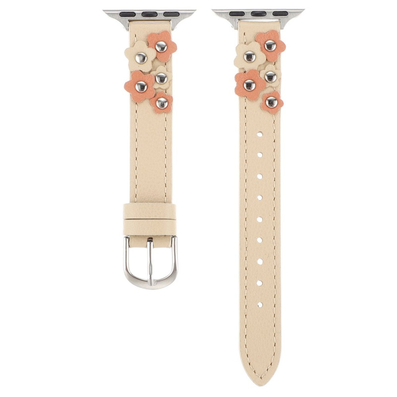 Pulseira para Apple Watch Series 42mm a 38mm / Series SE Fleurettes