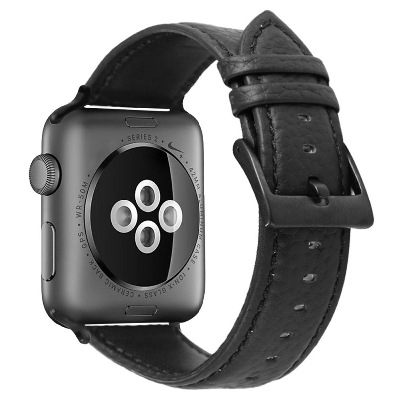 Pulseira para Apple Watch Série 42mm a 38mm / Série SE Couro Lychee