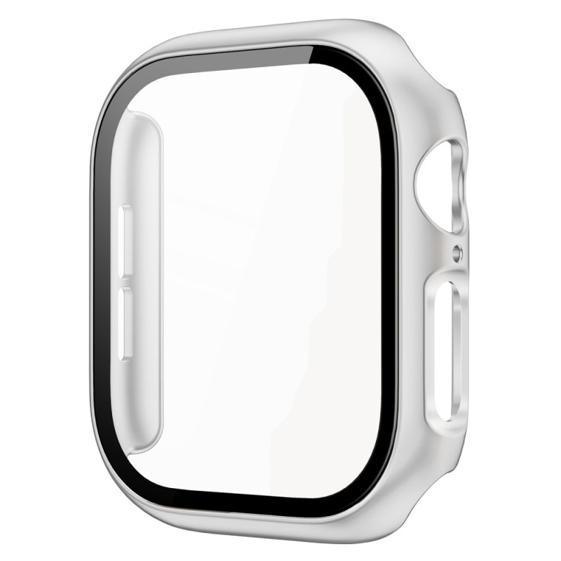 Capa para Apple Watch Series 10 42 mm estilo metálico com protetor de ecrã