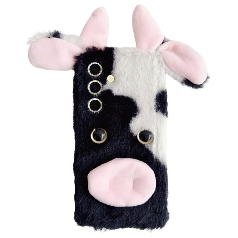 Capa de vaca fofinha para Samsung Galaxy S25 5G