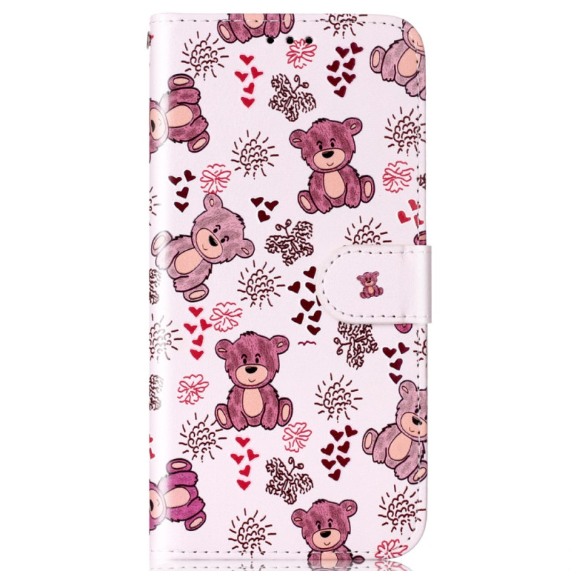 Capa de ursinho de peluche para Samsung Galaxy A06