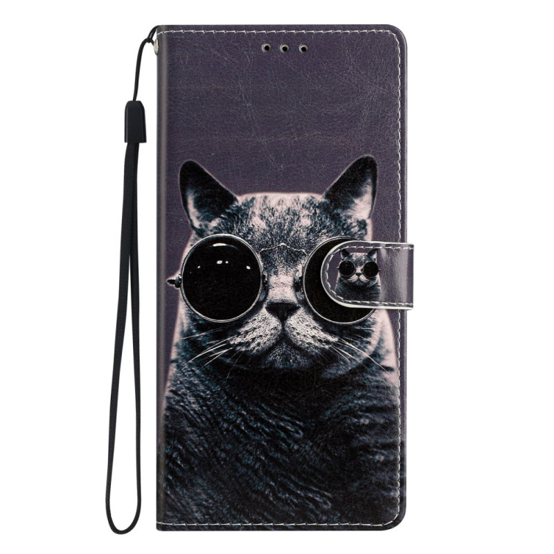 Capa Samsung Galaxy A06 Gato com óculos