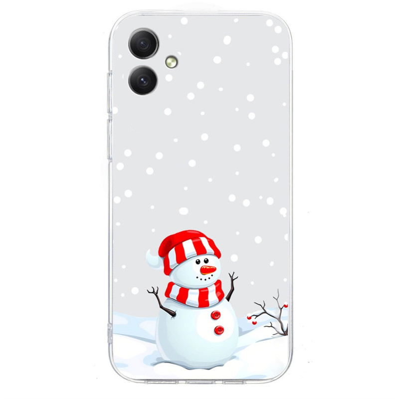 Capa de Natal para Samsung Galaxy A06 Boneco de neve