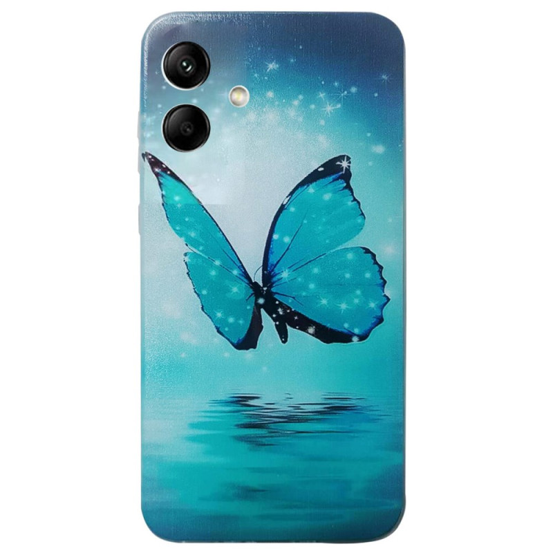 Capa borboleta azul para Samsung Galaxy A06