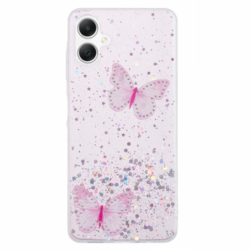 Capa borboleta brilhante para Samsung Galaxy A06