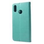 Capa Huawei P Smart Plus Borboletas e Flores com Bracelete