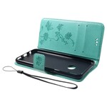 Capa Huawei P Smart Plus Borboletas e Flores com Bracelete