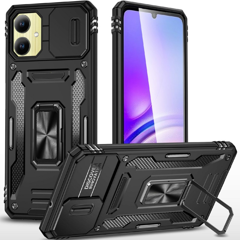 Capa para Samsung Galaxy A06 com suporte para lentes e proteção