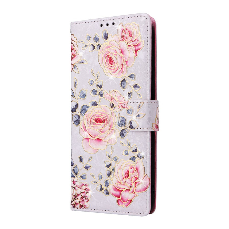 Capa Samsung Galaxy A06 Fleurette com fecho RFID