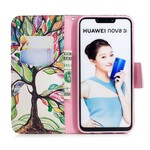Capa Huawei P Árvore colorida Huawei P Smart Plus