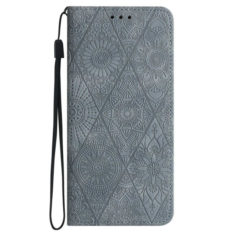 Capa Flip Cover Samsung Galaxy A06 Patchwork