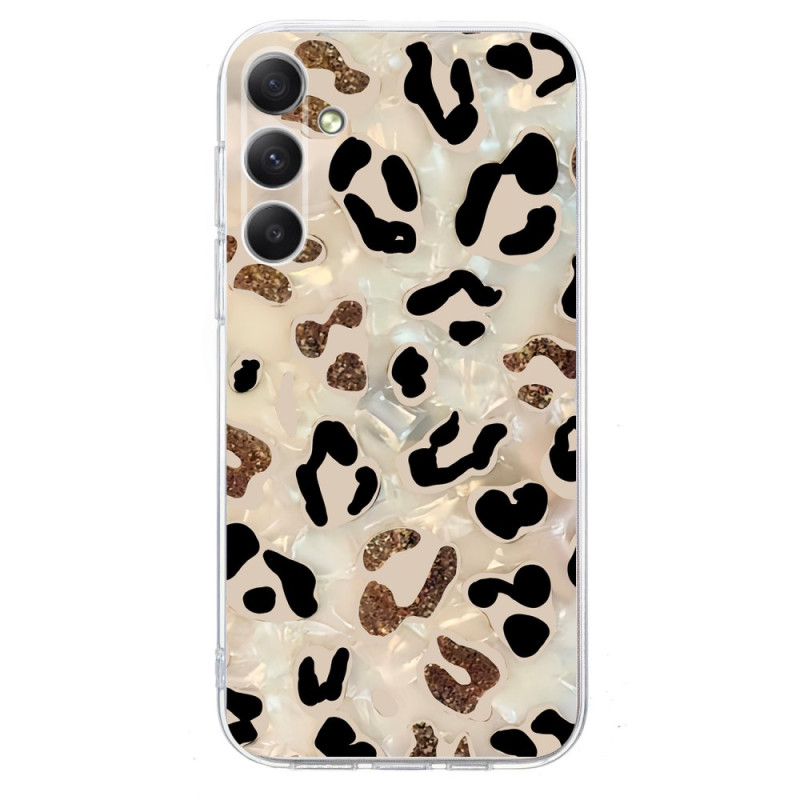 Capa com padrão de leopardo para Samsung Galaxy A36 5G