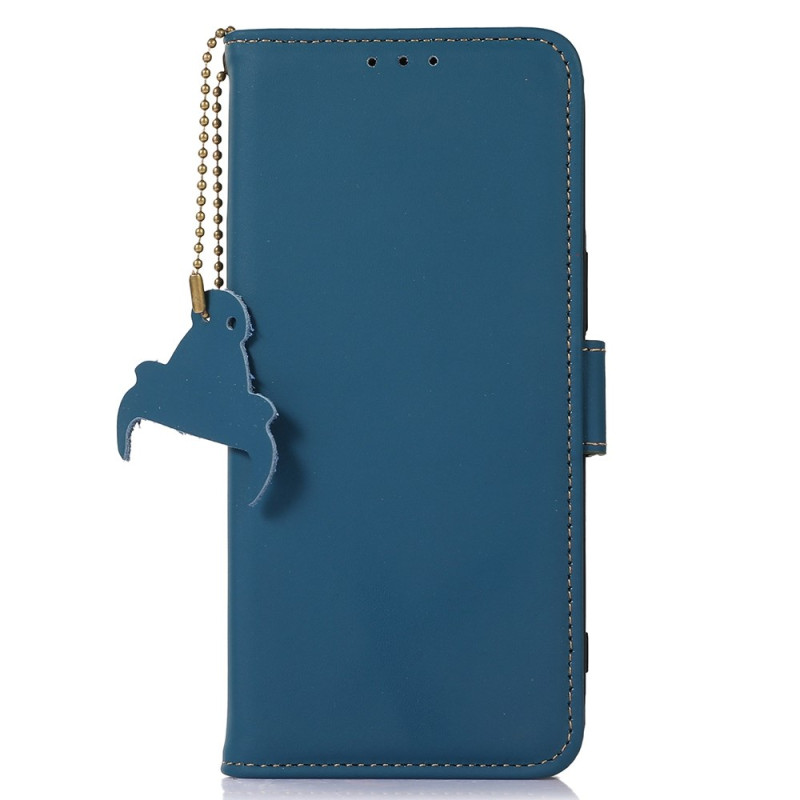 Capa de couro genuína para Samsung Galaxy A36 5G