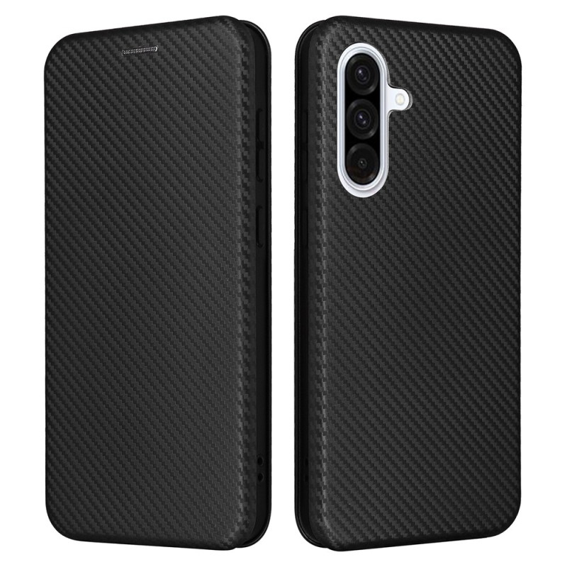 Capa Flip Cover Samsung Galaxy A36 5G Fibra de Carbono