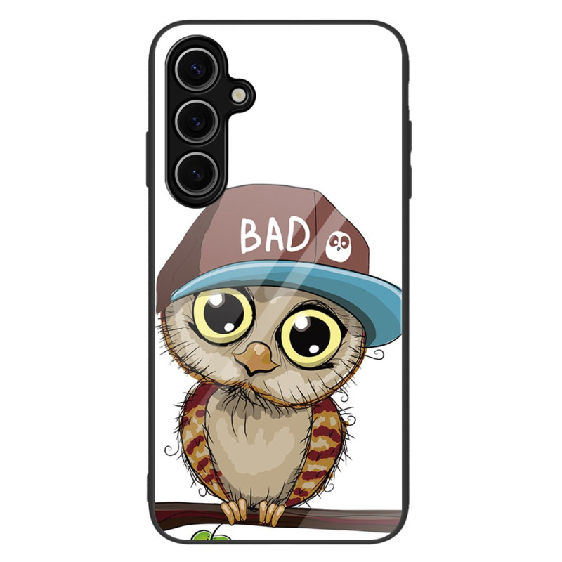 Capa de vidro temperado para Samsung Galaxy A36 5G Bad Owl