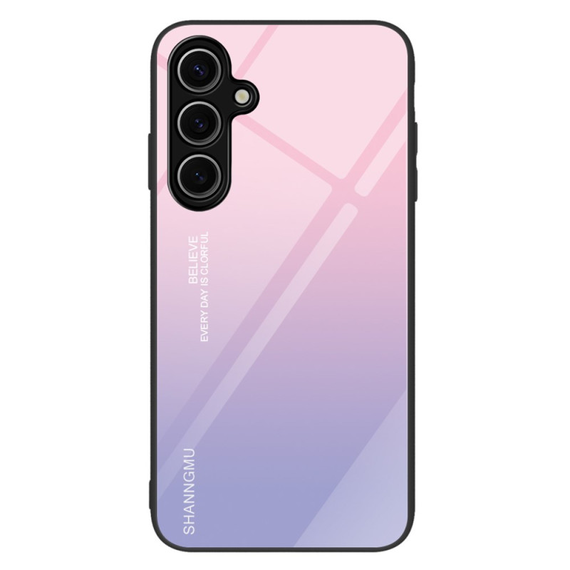 Samsung Galaxy A36 5G Capa Gradiente de Vidro Temperado Rosa-Púrpura