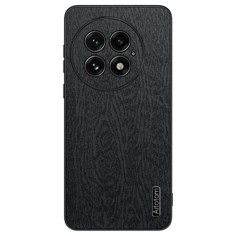 Capa com efeito madeira para OnePlus 13