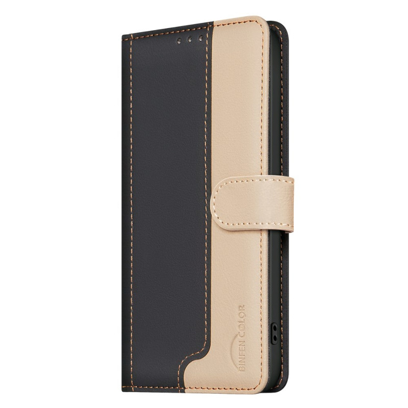 Capa bicolor para OnePlus 13 com fecho RFID BINFEN COLOR