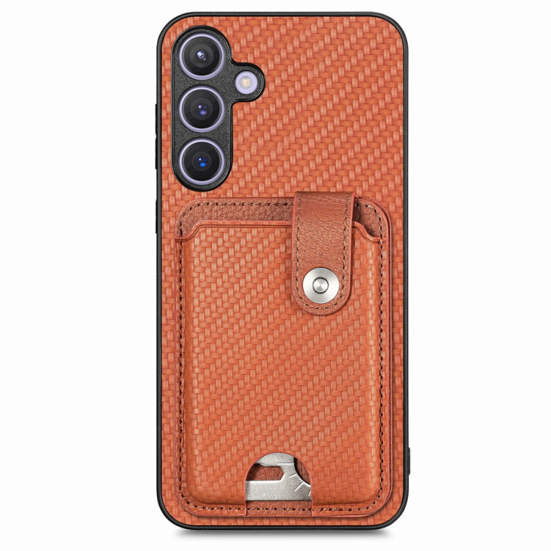 Capa híbrida para Samsung Galaxy S25 5G Suporte para cartão