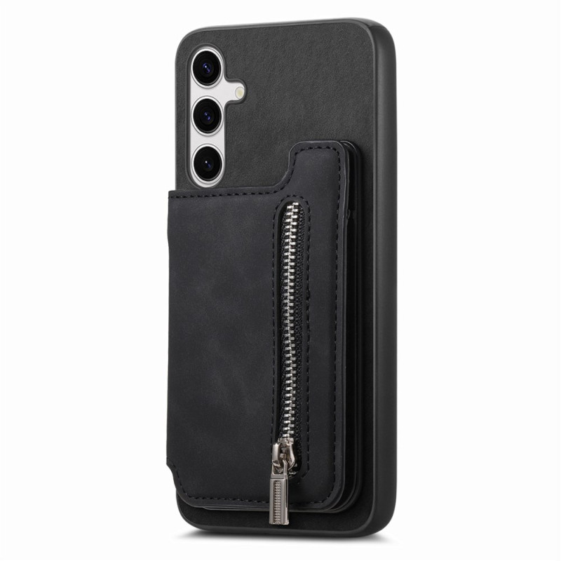 Capa para Samsung Galaxy S25 com suporte magnético amovível para cartões