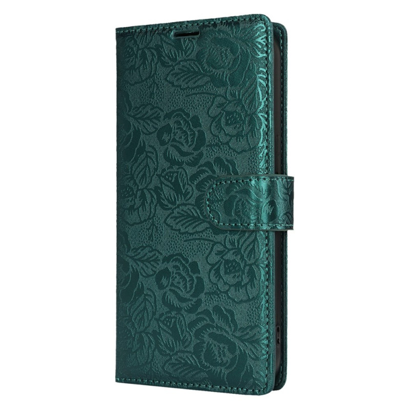 Capa com impressão floral para Samsung Galaxy S25 5G