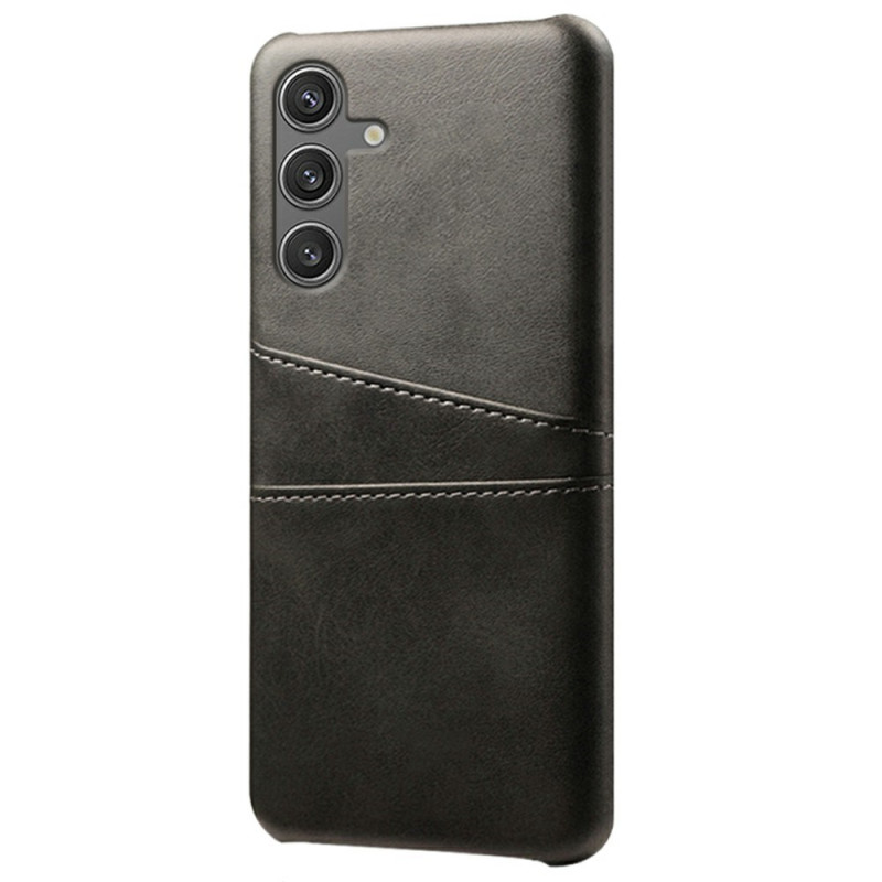 Samsung Galaxy S25 5G Capa com efeito de pele Capa para cartão