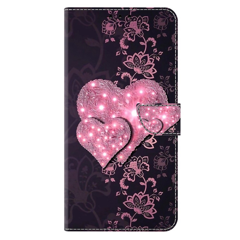 Capa para Samsung Galaxy S25 5G Lace Hearts