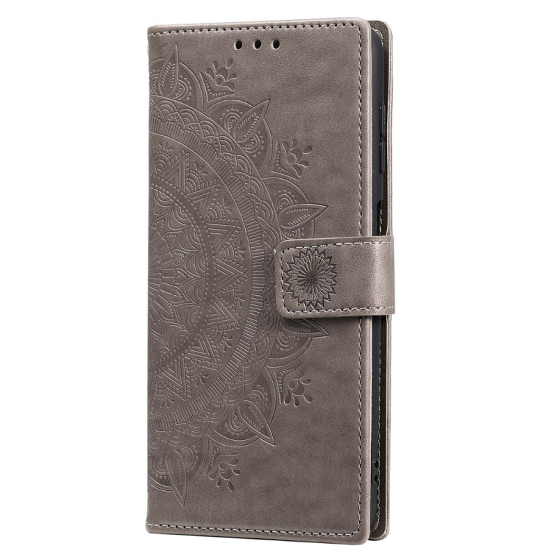 Capa Mandala Sun para Samsung Galaxy S25 5G em Lnaière