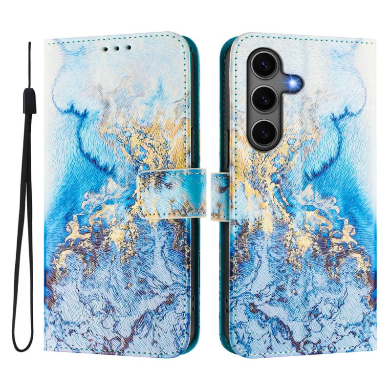 Capa Marble Ocean para Samsung Galaxy S25 Plus 5G