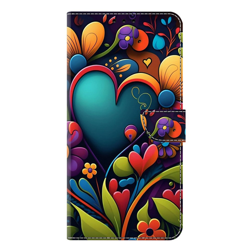 Capa coração pintado para Samsung Galaxy S25 Plus 5G