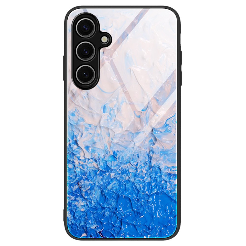 Capa de vidro temperado para Samsung Galaxy S25 Plus 5G Marble