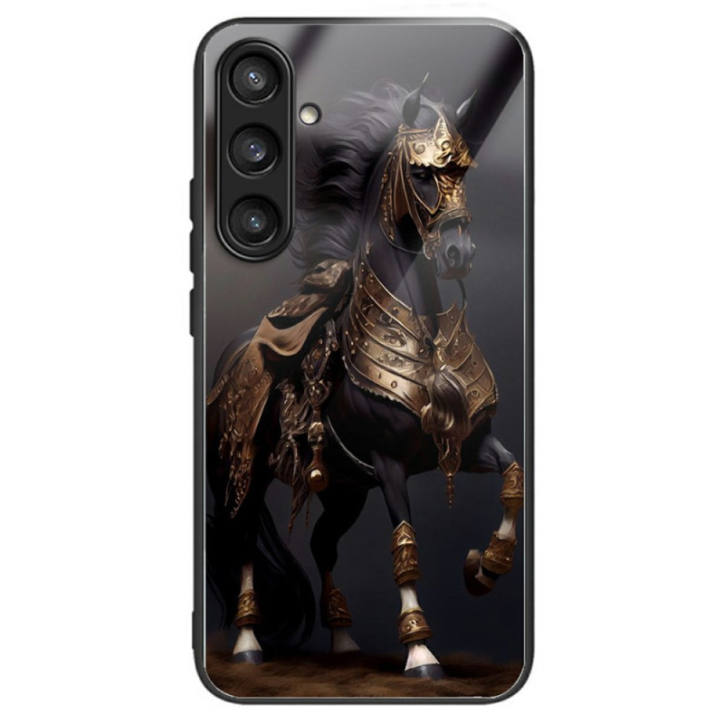 Capa de vidro temperado para cavalo de corrida Samsung Galaxy S25 Plus 5G