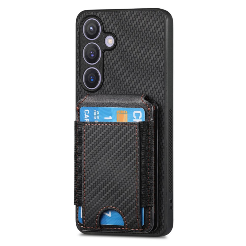 Samsung Galaxy S25 Plus 5G Design Capa com suporte para cartão e suporte