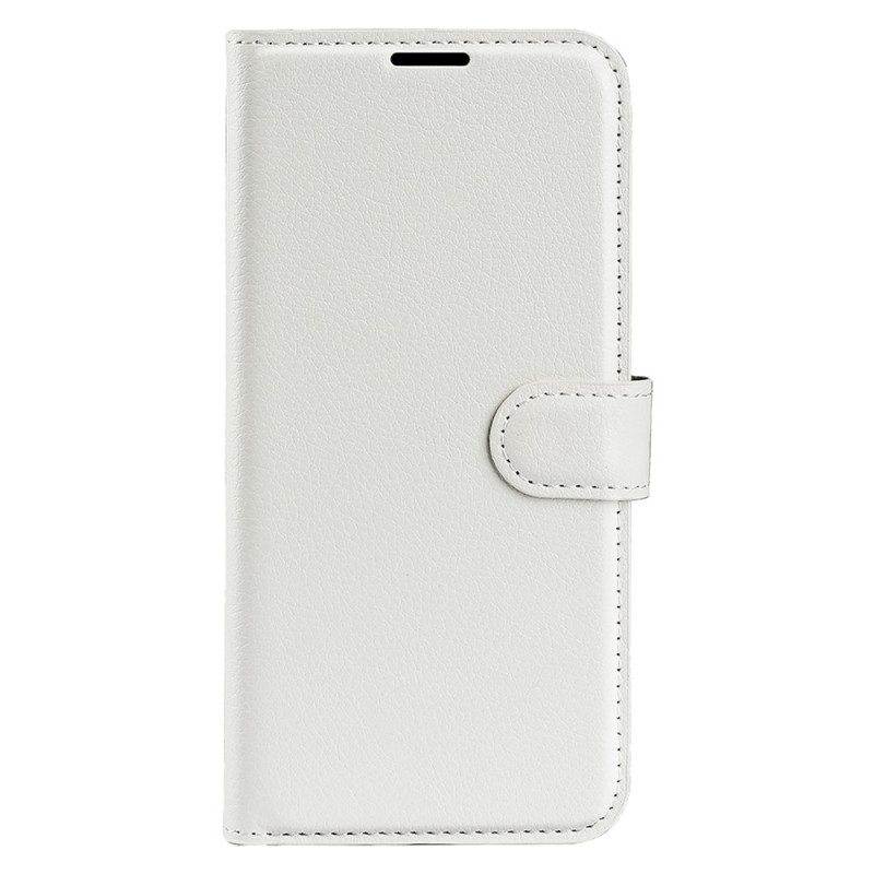 Capa em pele sintética Litchi Classic para Samsung Galaxy S25 Plus 5G