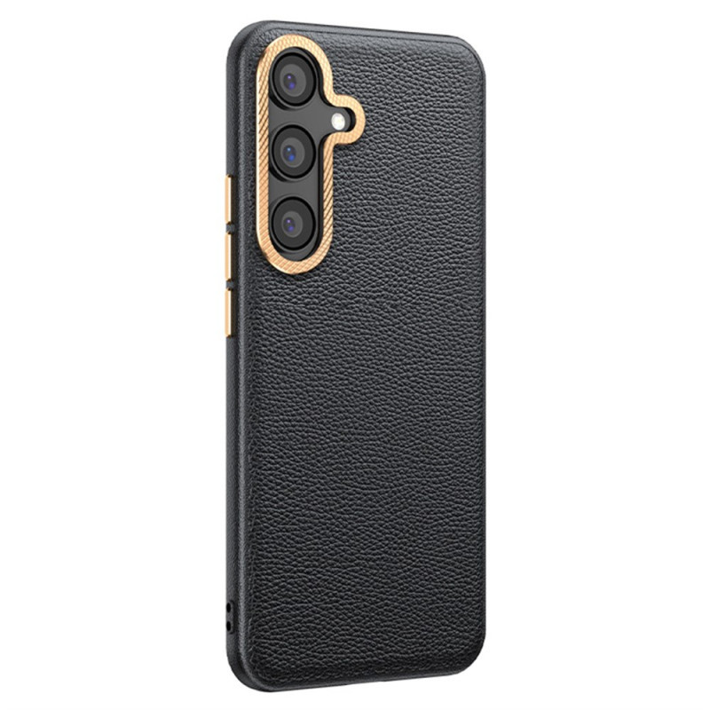 Capa para Samsung Galaxy S25 Plus 5G em pele sintética texturada