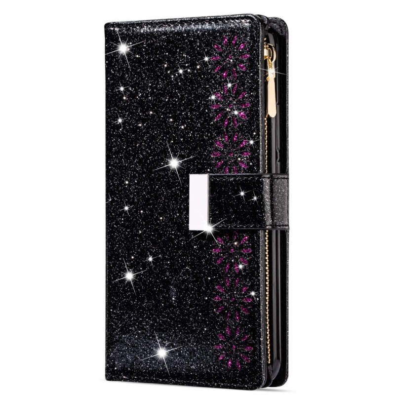 Capa para carteira Samsung Galaxy S25 Plus 5G Glitter