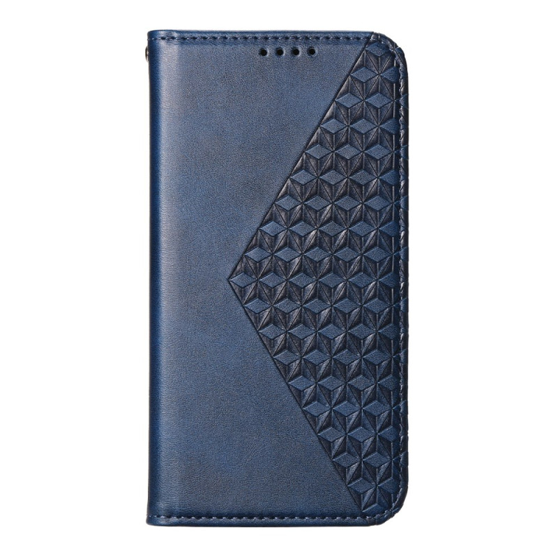 Capa flip para Samsung Galaxy S25 Plus 5G Textura em pele de bezerro