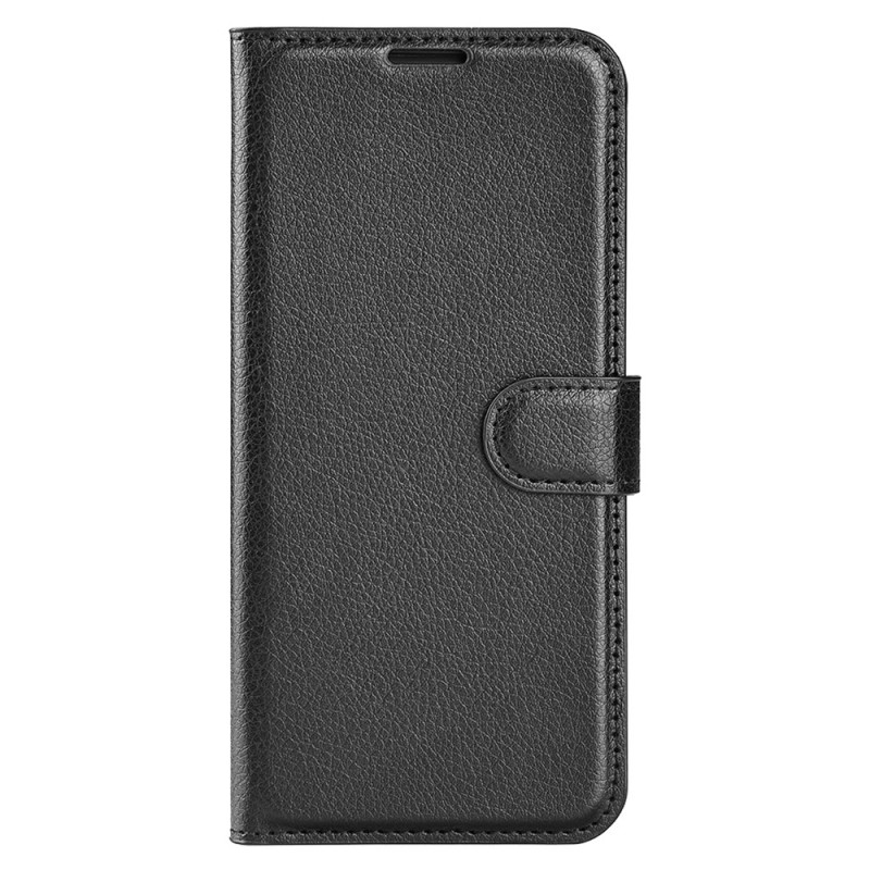 Capa em pele sintética para OnePlus 13 Lychee Classic