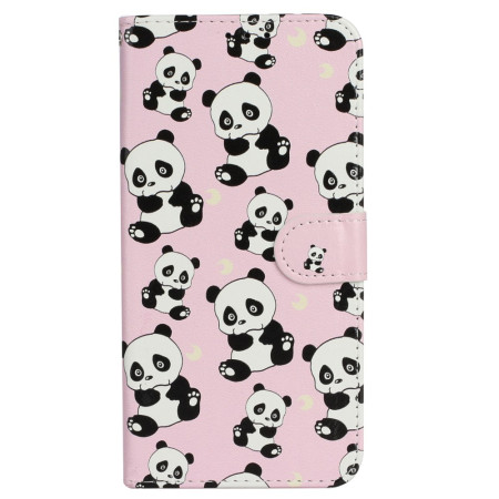Capa com padrão de pandas...