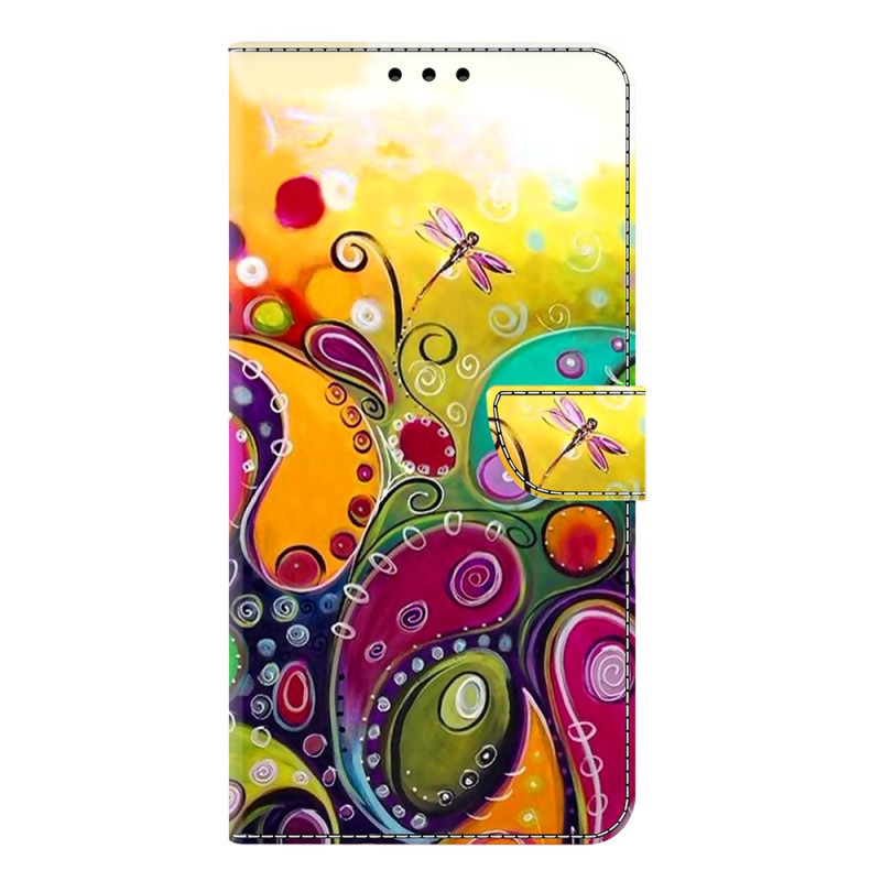 Capa para Samsung Galaxy S25 Ultra 5G Padrão floral artístico