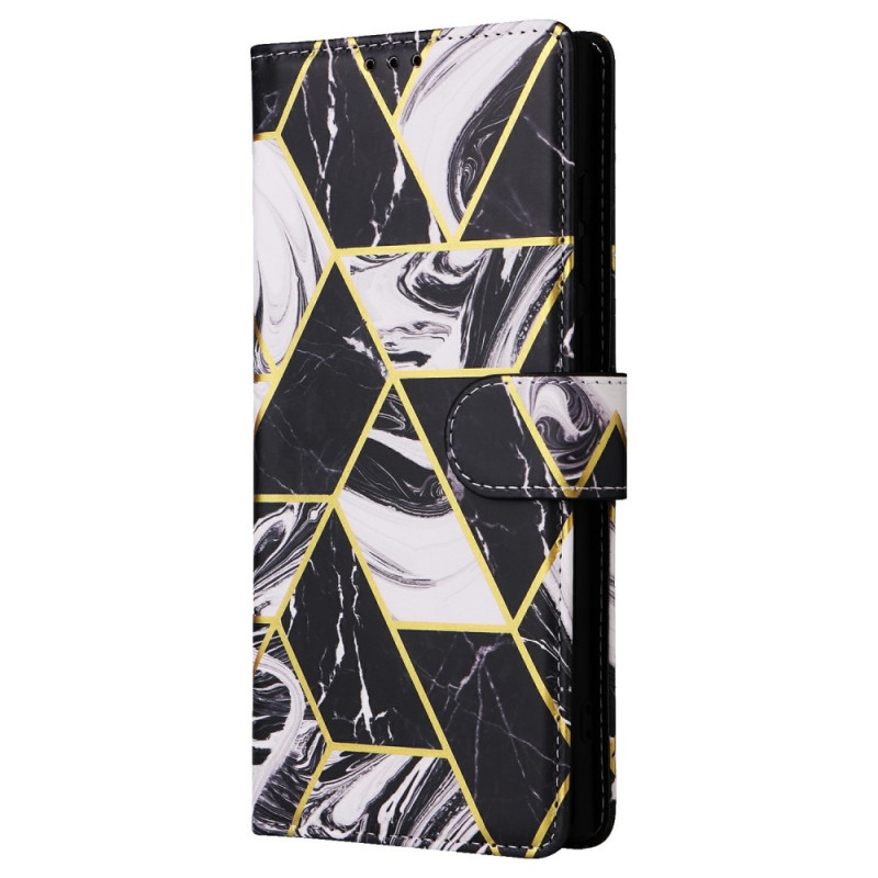 Capa para Samsung Galaxy S25 Ultra 5G Marble Floral Strap