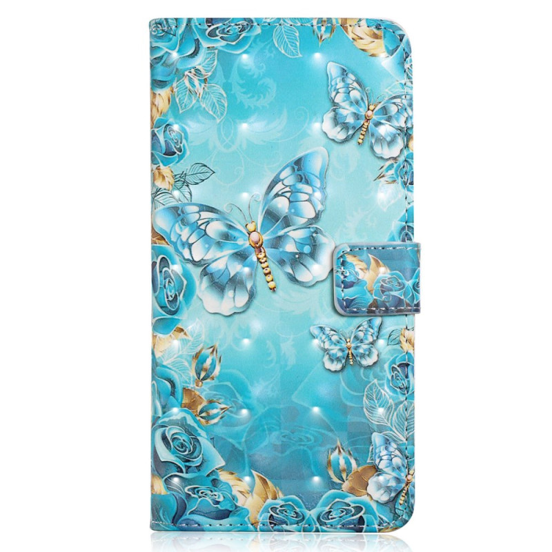 Capa para Samsung Galaxy S25 Ultra 5G Borboletas de cristal