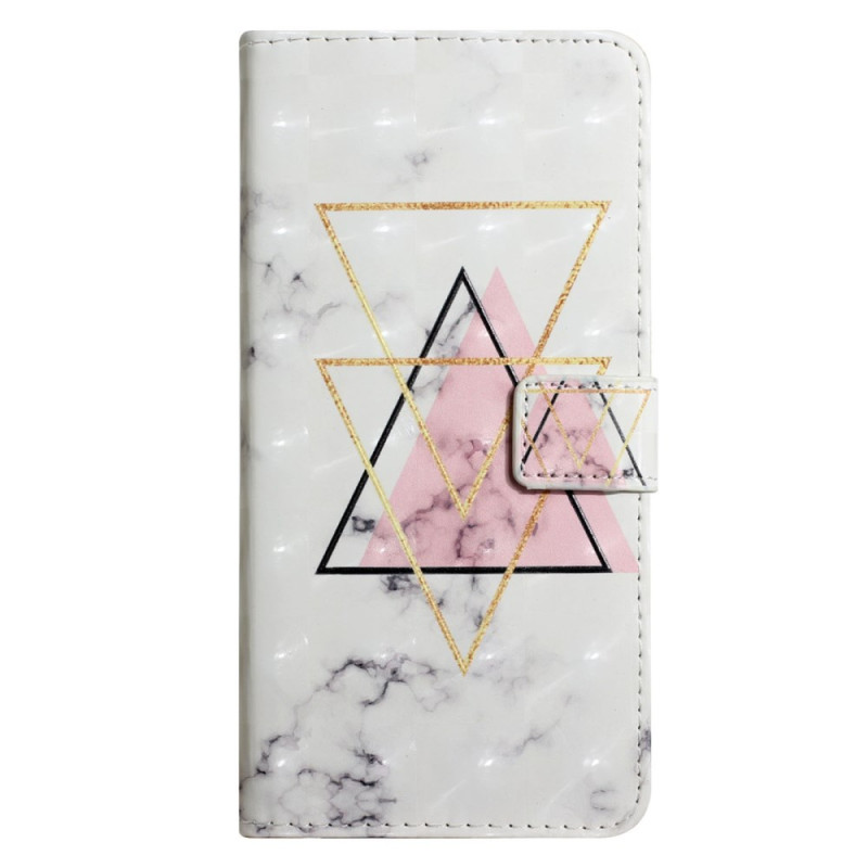 Capa triangular em mármore para Samsung Galaxy S25 Ultra 5G