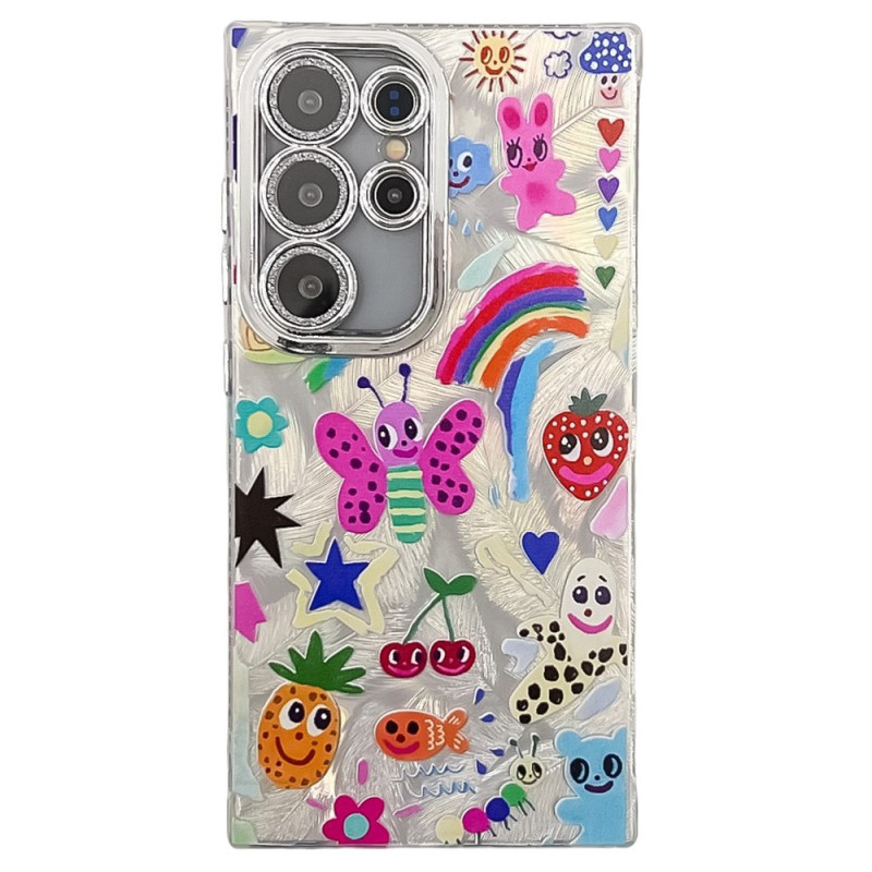 Capa Samsung Galaxy S25 Ultra 5G Fun Butterflies